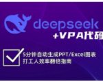 deepseek+VPA代码，5分钟自动生成PPT/Excel图表打工人效率翻倍指南