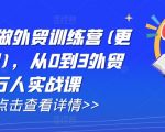AI闪电做外贸训练营(更新25年3月)，从0到3外贸万人实战课