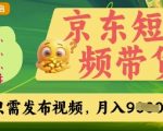 京东短视频带货，开启零门槛躺Z新时代【揭秘】