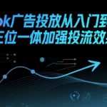 Tiktok广告投放从入门到精通，三位一体加强投流效果