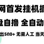 2025最新网盘自撸拉新，全自动运行，无需人工，日入4张+，小白可玩【揭秘】