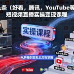 今日头条（好看，腾讯，YouTube等横屏）短视频直播实操变现课程