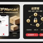 煤炉Mercari国外闲鱼二手电商运营实战全流程,仿品高利润,简单上手,闷声搞钱 煤炉Mercari国外闲鱼二手电商运营实战全流程,仿品高利润,简单上手,闷声搞钱