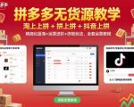 拼多多无货源教学,淘上拼+拼上拼+抖上拼,精细化蓝海+运营进阶+终极玩法,全套运营教程 拼多多无货源教学,淘上拼+拼上拼+抖上拼,精细化蓝海+运营进阶+终极玩法,全套运营教程