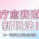AI+疗愈+一键生成,一分钟一条素材,每天想要多少素材就多少素材,矩阵做,月入1W AI+疗愈+一键生成,一分钟一条素材,每天想要多少素材就多少素材,矩阵做,月入1W