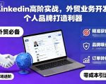 Linkedin高阶实战,外贸业务开发,个人品牌打造利器 Linkedin高阶实战,外贸业务开发,个人品牌打造利器