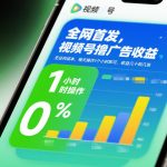 全网首发，视频号撸广告收益，无任何成本，每天操作1个小时即可，收益几十到几张