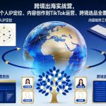 跨境出海实战营，从个人IP定位、内容创作到TikTok运营、跨境选品全覆盖