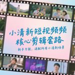 小清新短视频核心剪辑套路，新手万能，适配所有小清新场景