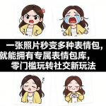 一张照片秒变多种表情包，三步就能拥有专属表情包库，零门槛玩转社交新玩法【文档】