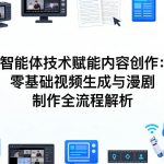AI智能体技术赋能内容创作：零基础视频生成与漫剧制作全流程解析