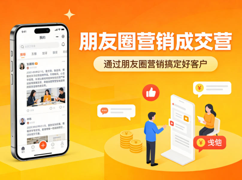 朋友圈营销成交营，通过朋友圈营销来搞定好客户