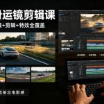 大叔丝滑运镜剪辑课，汽车拍摄+剪辑+特效全覆盖，新手也能拍出电影感