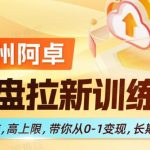 网盘拉新训练营，0门槛，高上限，带你从0-1变现，长期复利