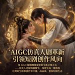 AIGC仿真人《合欢宗》短剧教学，用AIGC解锁缠绵爱恋的全新呈现方式，让跨时空故事创作零门槛、高品质，重构短剧生态