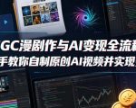 AIGC漫剧创作与AI变现全流程，手把手教你自制原创AI视频并实现变现
