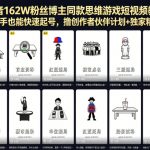 抖音162W粉丝博主同款思维游戏短视频教学，新手也能快速起号，撸创作者伙伴计划+独家精选收益