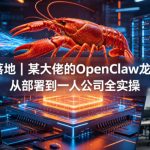AI+业务落地｜某大佬的OpenClaw小龙虾实战课，从部署到一人公司全实操