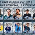 抖音24W粉丝博主的人物志解说教学，从内容打磨到流量变现，解锁抖音伙伴计划+精选收益双份收益