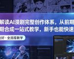 深度解读AI漫剧完整创作体系，从前期构思到后期合成一站式教学，新手也能快速上手