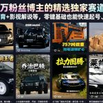 抖音百万粉丝博主的精选独家赛道教学，涵盖汽车+体育+影视解说等，零基础也能快速起号、涨粉、变现