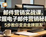 邮件营销实战课，掌握电子邮件营销秘籍，5步教你变卖金牌朋友【原创双语字幕】