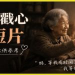 AI催泪戳心亲情短片，零基础AI教程，简单教学仅供参考