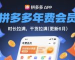 拼多多年费会员，实经验分享操，时长拉满，干货拉满(更新26年06月20日)