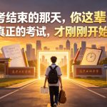 付费文章：高考结束的那天，你这辈子真正的考试，才刚刚开始