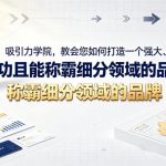 吸引力学院，教会您如何打造一个强大、成功且能称霸细分领域的品牌！【原创双语字幕】