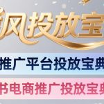 小红书千帆推广平台投放宝典，小红书电商推广投放宝典2.0