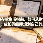 付费文章：100W存款生活指南，如何从财务、社交、成长等维度规划自己的生活