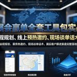 外贸展会赢单全套工具包实战课｜参展全流程规划、线上预热邀约、现场谈单话术、展后客户跟进复盘完整落地教程