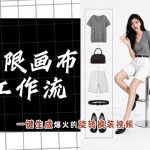 无限画布工作流，一键制作爆火的旋转换装视频，操作简单，零基础也能学会