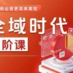 全域时代进阶课，更简单高效的全域投放实操，让电商运营更简单高效（更新0731）