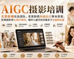 AIGC摄影培训｜无需影棚化妆团队，老景新搭快速出片降本获客，影楼摄影师AI样片制作，婚纱儿童孕妈肖像亲子全案例实操