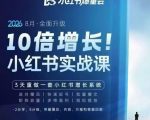戴小胖·8月28-30号线下课视频20小时，小红书爆量会实战课，6大系统全新升级，3天重做一套小红书增长系统