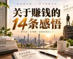 付费文章：关于賺钱的14条感悟