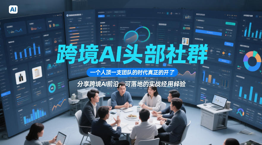 跨境AI头部社群，一个人顶一支团队的时代真正的开始了，分享[/erphpdown]跨境AI前沿，可落地的实战经验（更新09月11日）