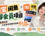 淘宝闲鱼共享会员项目，信息差玩法，小白卖共享账号也能月入5K