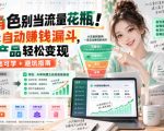 AI角色别当流量花瓶！教你打造自动賺钱漏斗，数字产品轻松变现（零基础可学+避坑指南）【原创双语字幕】