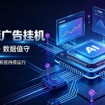 AI智能广告挂G｜全自动广告任务运营项目拆解，解放时间解放双手，让系统持续运行【揭秘】