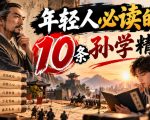 某公众号付费文章：年轻人必读的10条孙学精髓