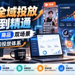 千川全域投放入门到精通，直播+商品双场景，可复制的投放体系（更新1026）