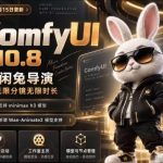 ComfyUI V10.8中文整合包，H3闲兔导演，支持无限分镜无限时长，1000+工作流，动作迁移，角色替换，视频一致性，口型同步，低显存可用